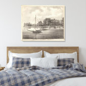 Residenz von Joseph Francis, Toms Fluss, NJ Leinwanddruck (Insitu (Schlafzimmer))