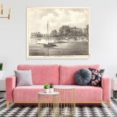 Residenz von Joseph Francis, Toms Fluss, NJ Leinwanddruck (Insitu (Wohnzimmer))