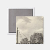 Residenz von Joseph Francis, Toms Fluss, NJ Magnet (Vorderseite/Rückseite)