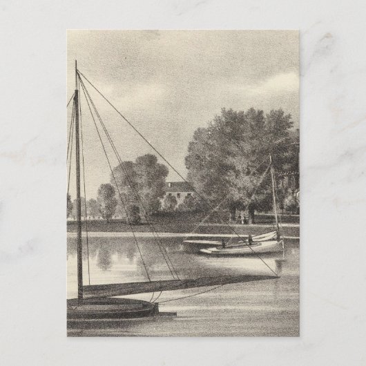 Residenz von Joseph Francis, Toms Fluss, NJ Postkarte (Vorderseite)
