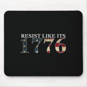 Residenz wie 1776 - Wahre Patrioten - Vintages Gif Mousepad