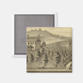 Residenz William Schrader Magnet (Vorderseite/Rückseite)