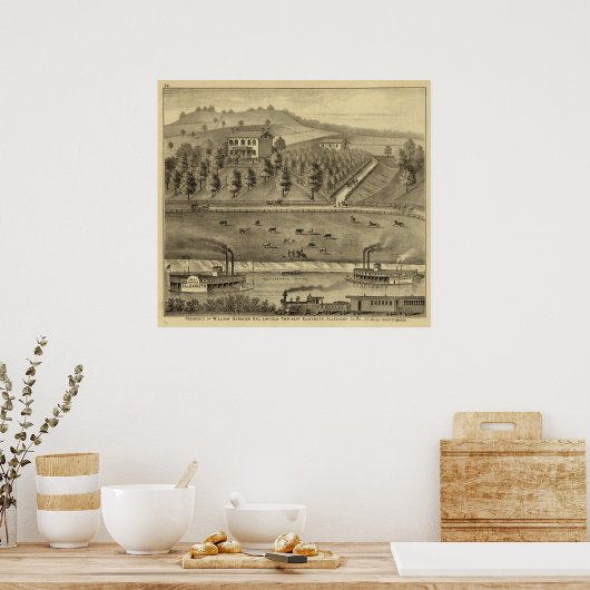 Residenz William Schrader Poster (Küche)