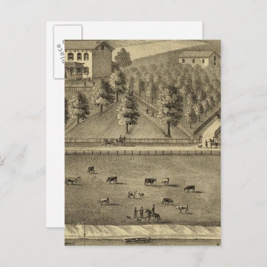 Residenz William Schrader Postkarte (Vorne/Hinten)