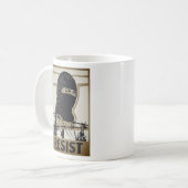 Residenz Woman in Ski Mask Tasse (Vorderseite Links)