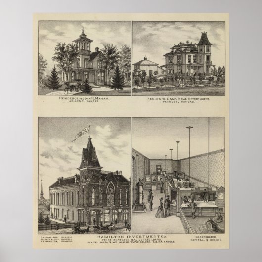 Residenzen, Abilene, Kansas Poster (Vorne)