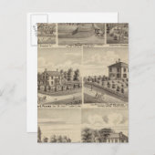 Residenzen, Bauernhöfe in Polen Postkarte (Vorne/Hinten)