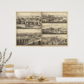 Residenzen CP Hatch, Wm Sexton, JM Freeman Poster (Küche)