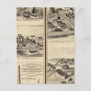 Residenzen der GD Heald, JM Bowles Postkarte