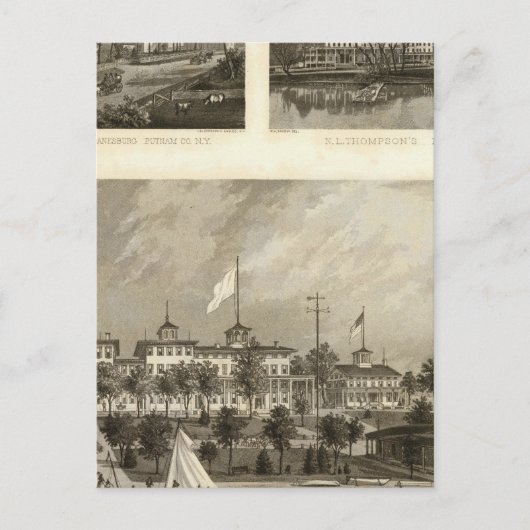 Residenzen Gregory House, Doane, Thompson Postkarte (Vorderseite)