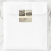Residenzen Gregory House, Doane, Thompson Quadratischer Aufkleber (Tasche)