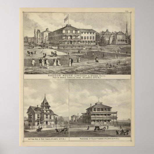 Residenzen Haddon House, Kaighn und Gurney Poster (Vorne)