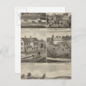 Residenzen in Amherst and Fillmore, Minnesota Postkarte (Vorne/Hinten)
