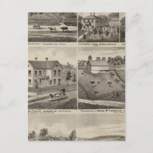 Residenzen in Amherst and Fillmore, Minnesota Postkarte