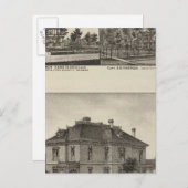 Residenzen in Kansas Postkarte (Vorne/Hinten)