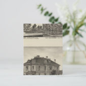 Residenzen in Kansas Postkarte (Stehend Vorderseite)