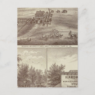 Residenzen in Porterville, Geschäft Postkarte