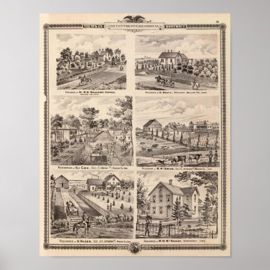 Residenzen in Redfield Poster (Vorne)