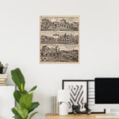 Residenzen in Rochester und in Dodge, Minnesota Poster (Heimbüro)