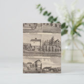 Residenzen in Rochester und in Dodge, Minnesota Postkarte (Stehend Vorderseite)