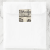 Residenzen, Kloster Quadratischer Aufkleber (Tasche)