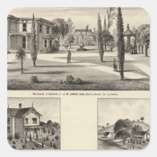 Residenzen, Kloster Quadratischer Aufkleber