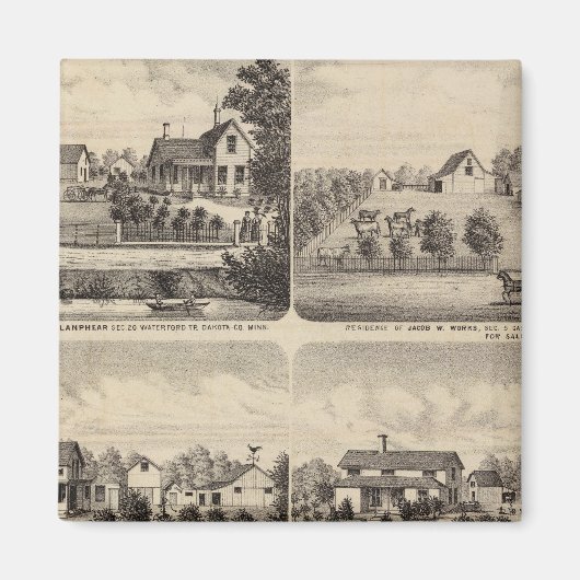 Residenzen, Minnesota 2 Magnet (Vorne)