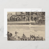 Residenzen, Minnesota 3 Postkarte (Vorne/Hinten)