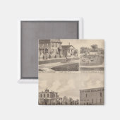 Residenzen, Minnesota 6 Magnet (Vorderseite/Rückseite)