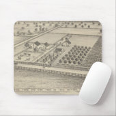 Residenzen, Schwarzer Bahnhof Mousepad (Mit Mouse)