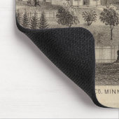 Residenzen und Barns, Minnesota Mousepad (Ecke)