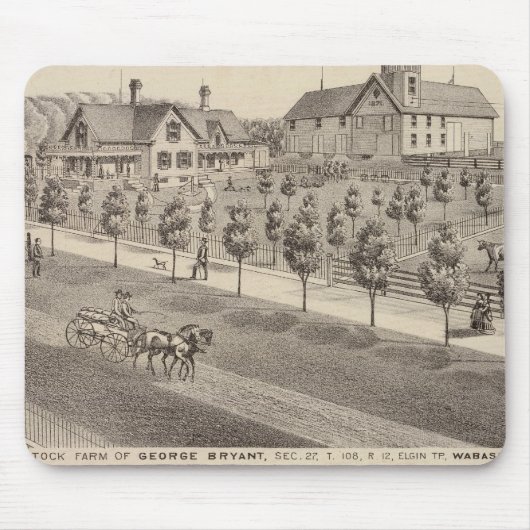 Residenzen und Bauernhof, Minnesota Mousepad (Vorne)