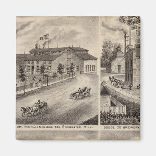 Residenzen und Brauereien in Rochester, Minnesota Magnet