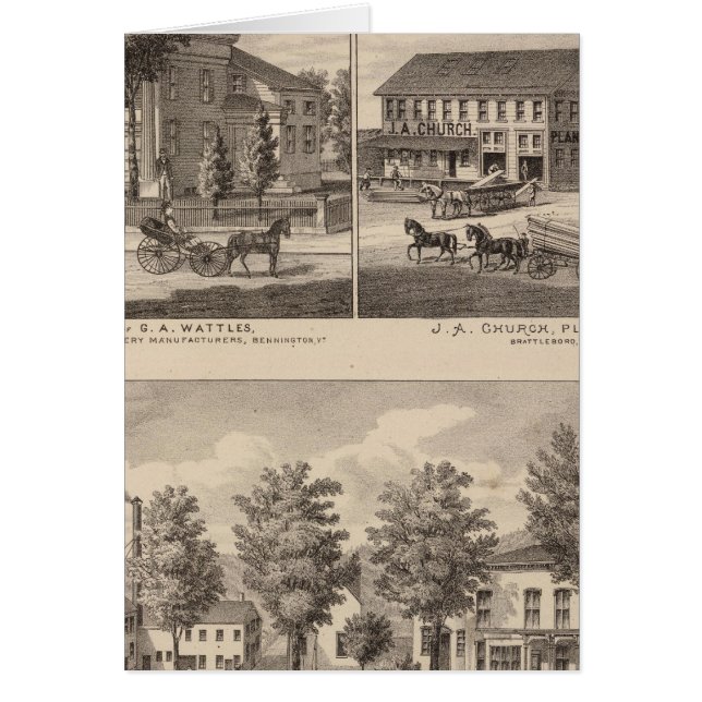 Residenzen und Fabrik in Bennington (Vorne)