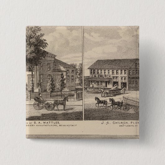 Residenzen und Fabrik in Bennington Button (Vorderseite)
