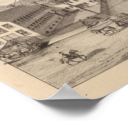 Residenzen und Fabrik in Bennington Poster (Ecke)