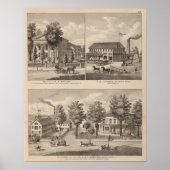 Residenzen und Fabrik in Bennington Poster (Vorne)