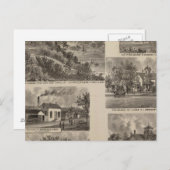 Residenzen und Fabrik in Minnesota Postkarte (Vorne/Hinten)