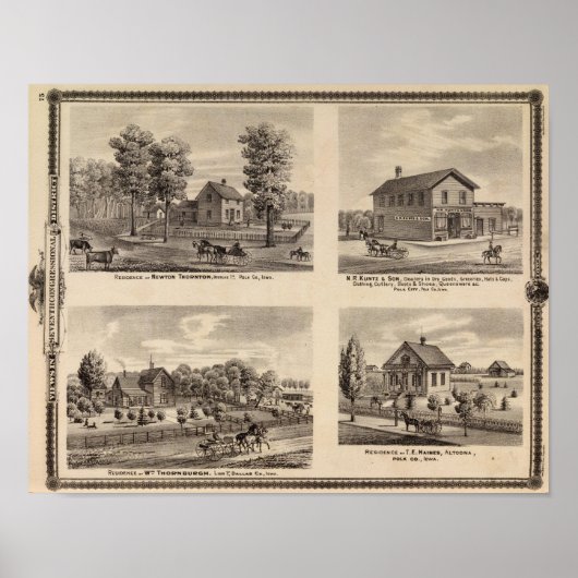 Residenzen und Geschäft in Polk Landkreis Poster (Vorne)