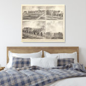 Residenzen und Geschäfte in Zumbrota und Norwegen Leinwanddruck (Insitu (Schlafzimmer))