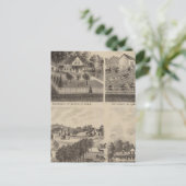Residenzen und Scheunen, Minnesota Postkarte (Stehend Vorderseite)