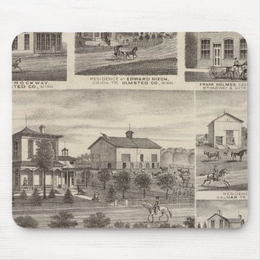 Residenzen, Unternehmen und Stadt Eyota Mousepad (Vorne)