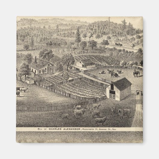 Residenzen von Charles Alexander Magnet (Vorne)