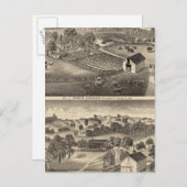 Residenzen von Charles Alexander Postkarte (Vorne/Hinten)