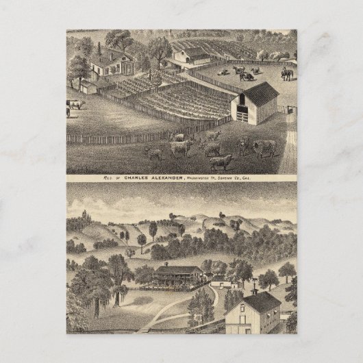 Residenzen von Charles Alexander Postkarte (Vorderseite)