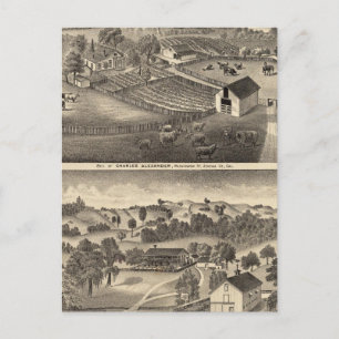 Residenzen von Charles Alexander Postkarte