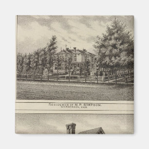 Residenzen von JR Fisher und MP Simpson, Kansas Magnet