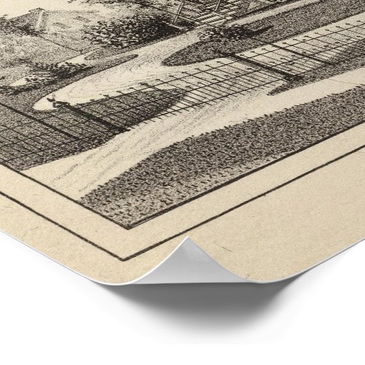 Residenzen von JR Fisher und MP Simpson, Kansas Poster (Ecke)