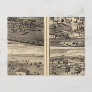 Residenzen von Robert Crane, EL Davis Postkarte