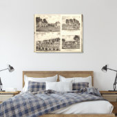 Residenzen von Swallow Leinwanddruck (Insitu (Schlafzimmer))